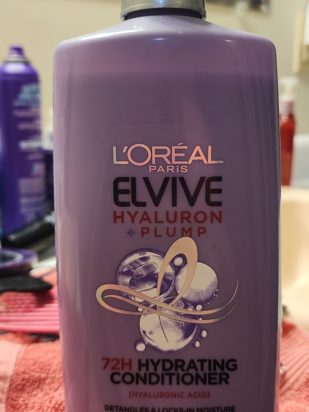 Elvive Hyaluron Plump 72H Hydrating Conditioner - Purple